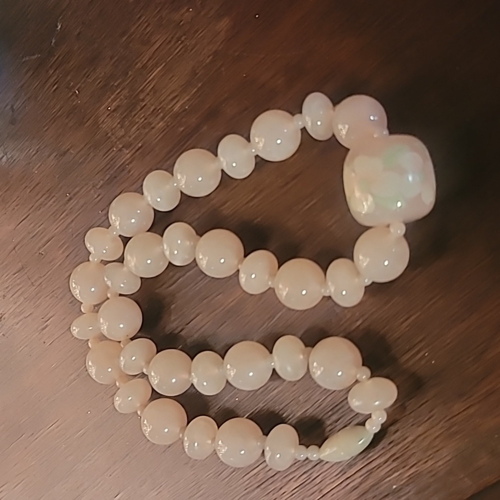 glass beaded necklace